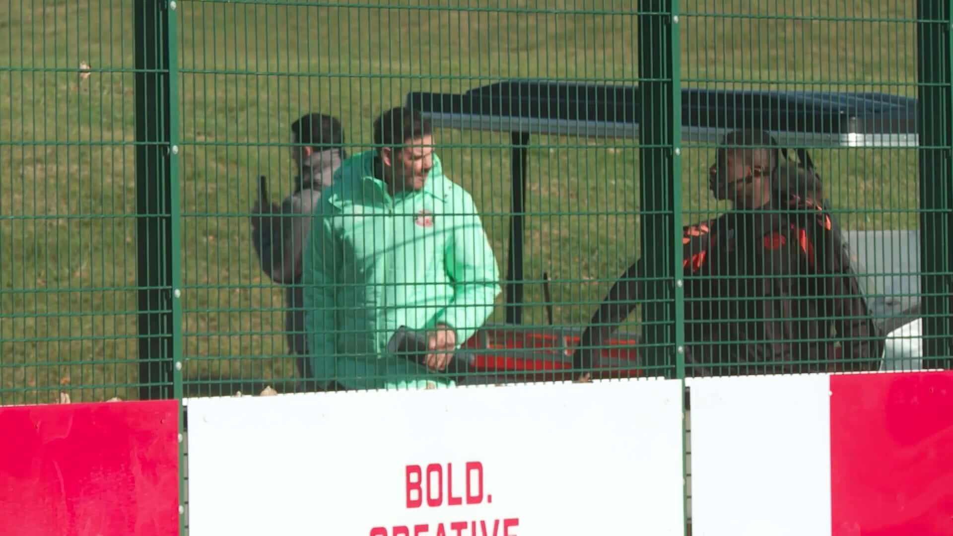 Sunderland training pre-Lech Poznan 21/10/2026